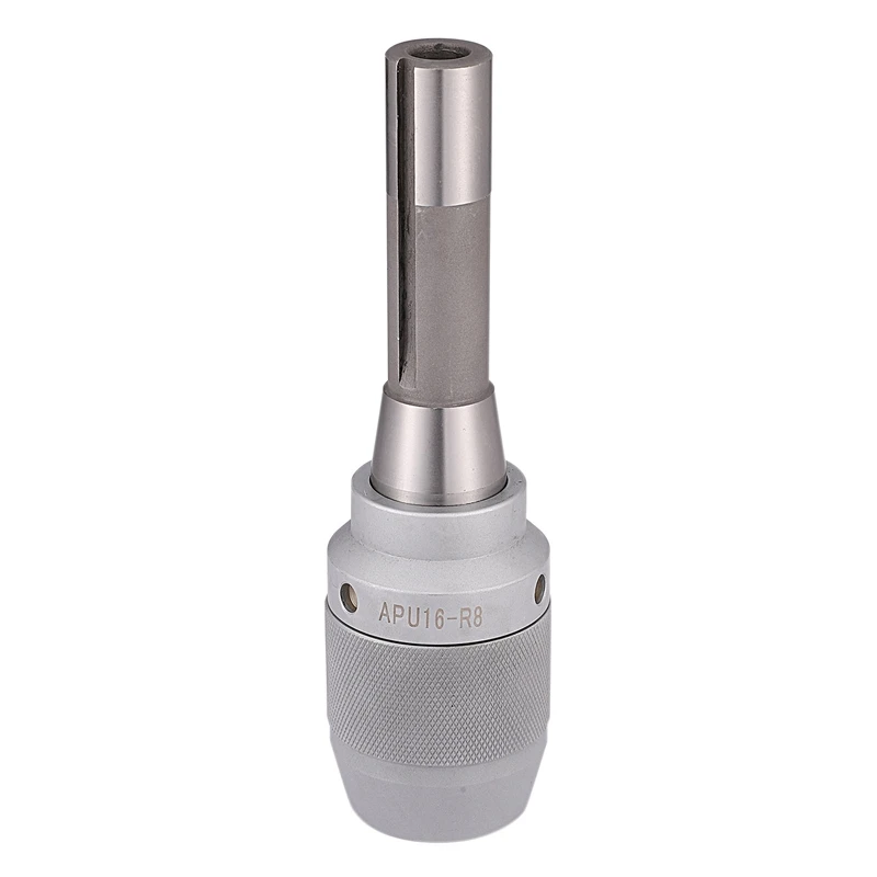 

High Precision Integrated CNC Drill Chuck Handle APU16 R8 7/16 inch Heavy Duty Self-Tightening Drill Chuck