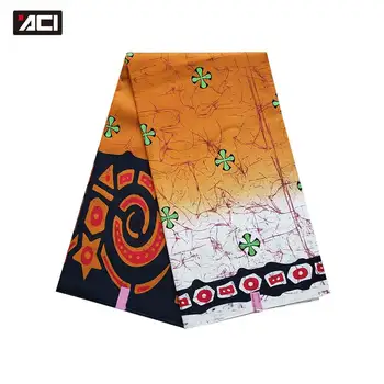 

ACI Guaranteed Real Wax Prints Fabric African Ankara 6 Yards/Piece New Fashion Veritable Real Wax Block Prints Fabric For Dress