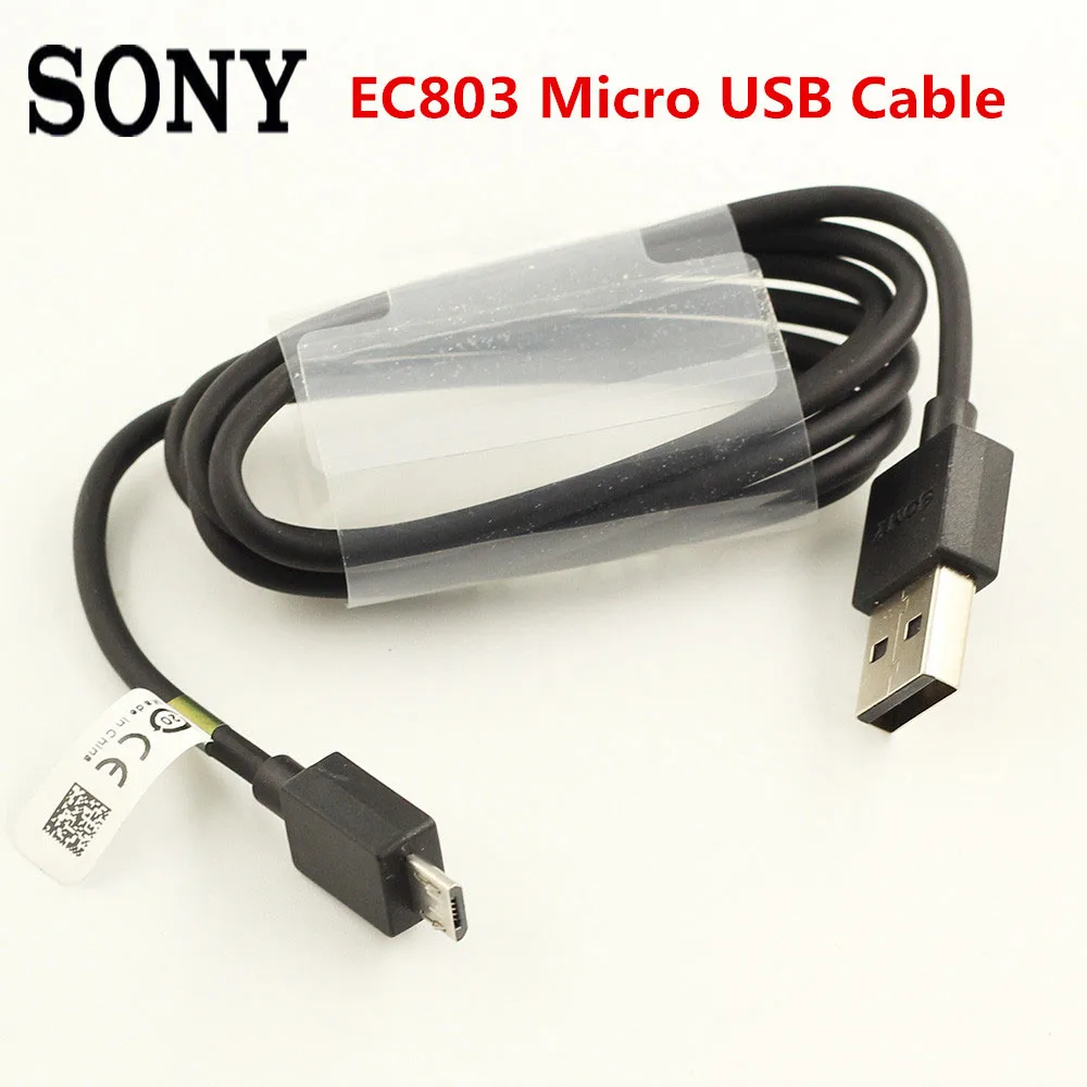 Оригинальный кабель Micro usb Sony 100 см EC803 линия данных для Xperia Z5 Premium Z4 Z3 Z2 Z1 Mini Compact XZ3 XA