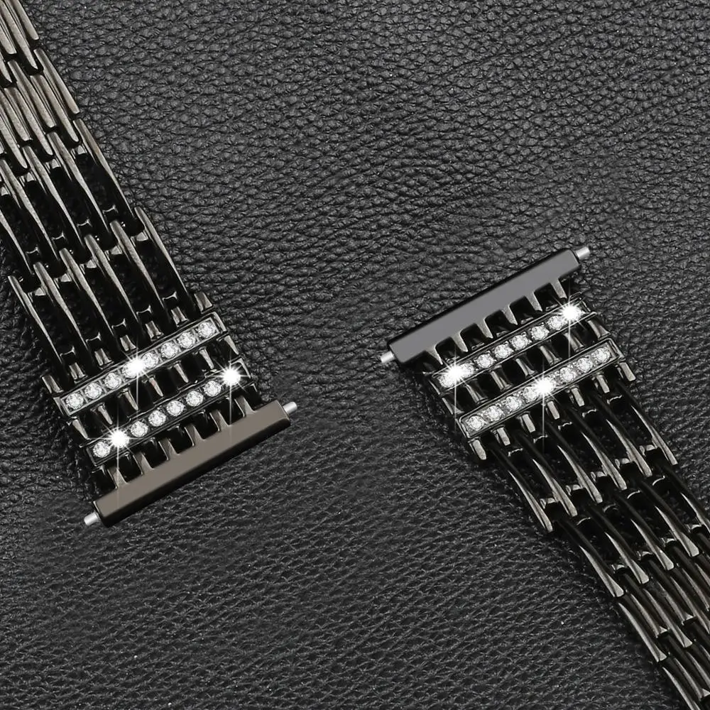 OULUCCI ремешок для часов из нержавеющей стали для Fitbit Versa 2, сменный Браслет, металлические браслеты для Fitbit Versa Lite