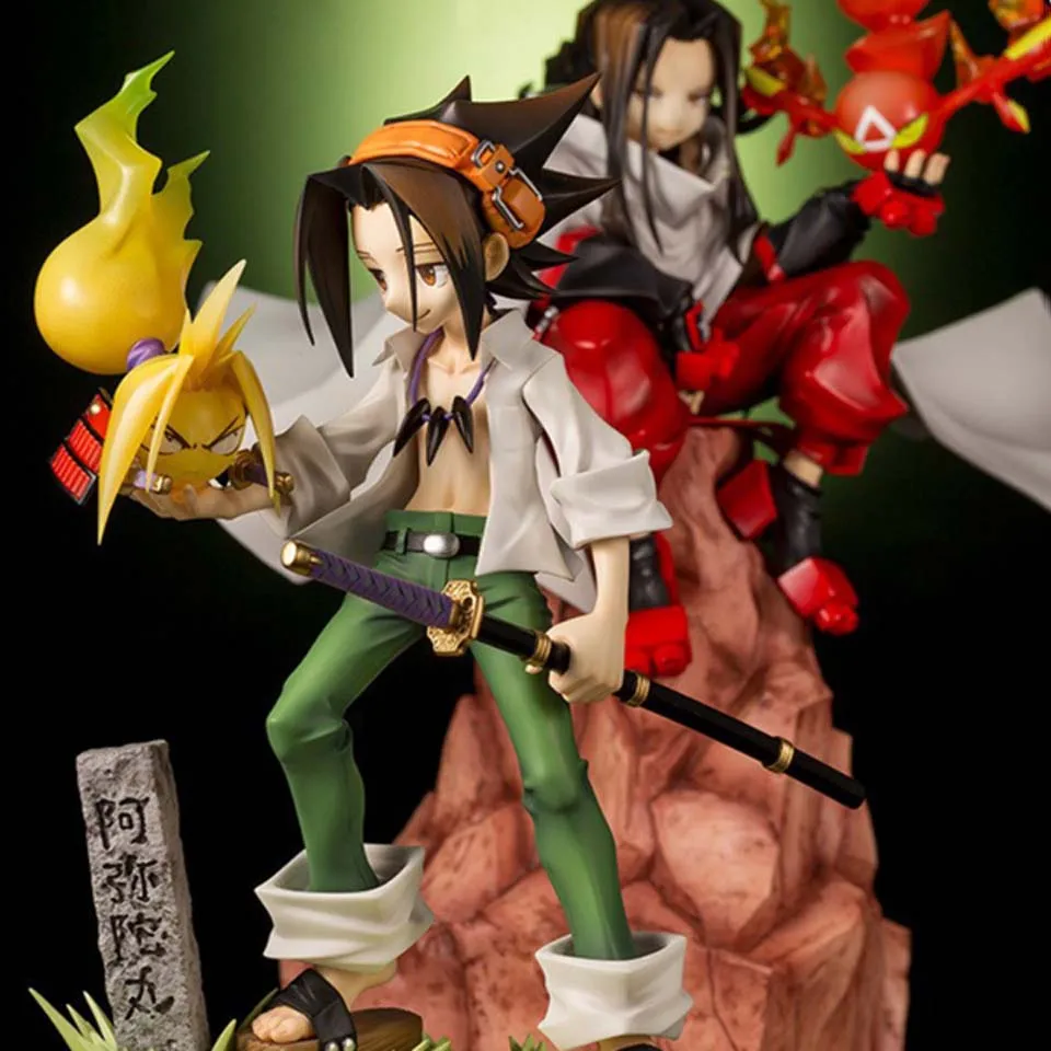 

2019 New 18cm Artfx J Anime Shaman King Yoh Asakura PVC Action Figure Anime Figures Model Toys Collection Doll Gift