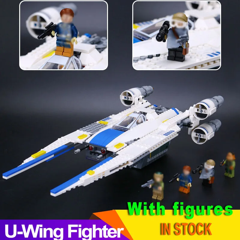 679 шт. Звездные Rebel U-Wing истребители войны модель строительные блоки кирпичи