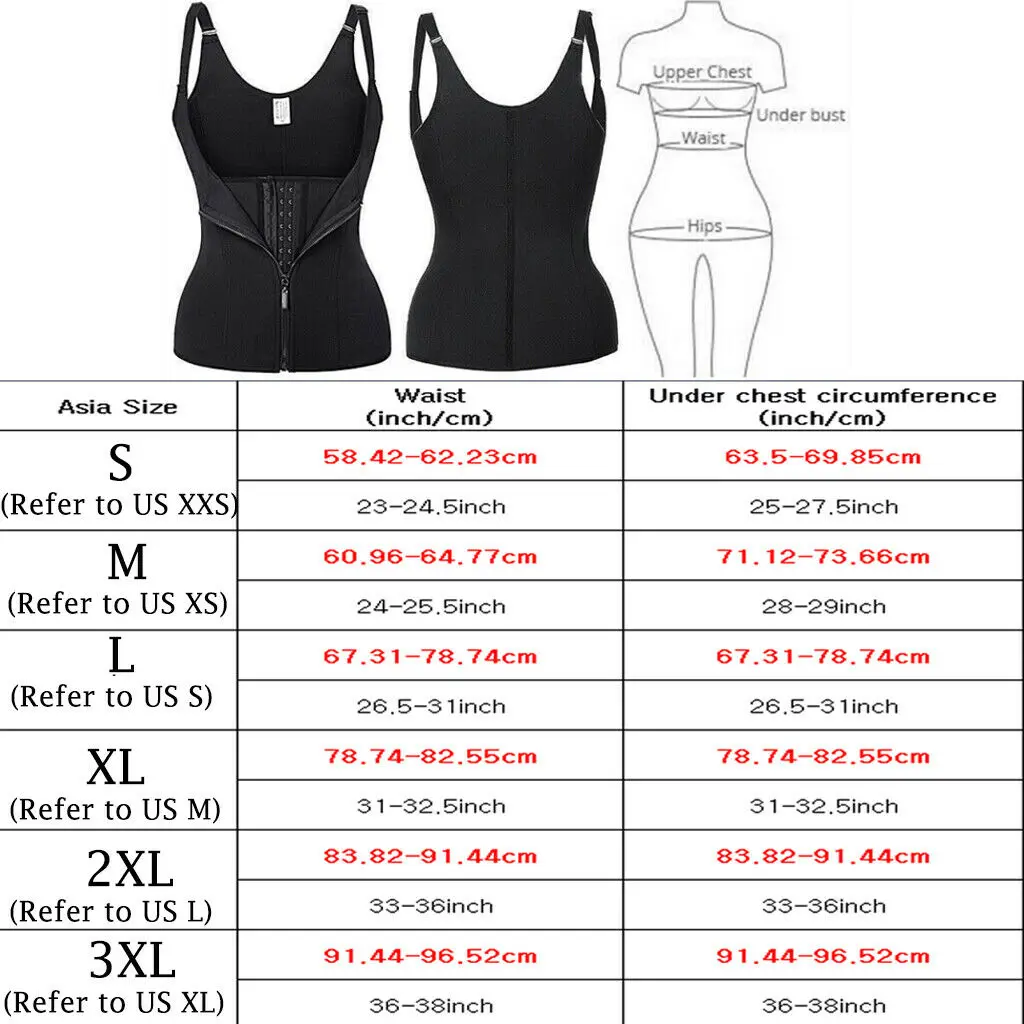 Plus Size Women Body Shaper Tummy Control Waist Trainer Cincher Underbust Corset Shapewear