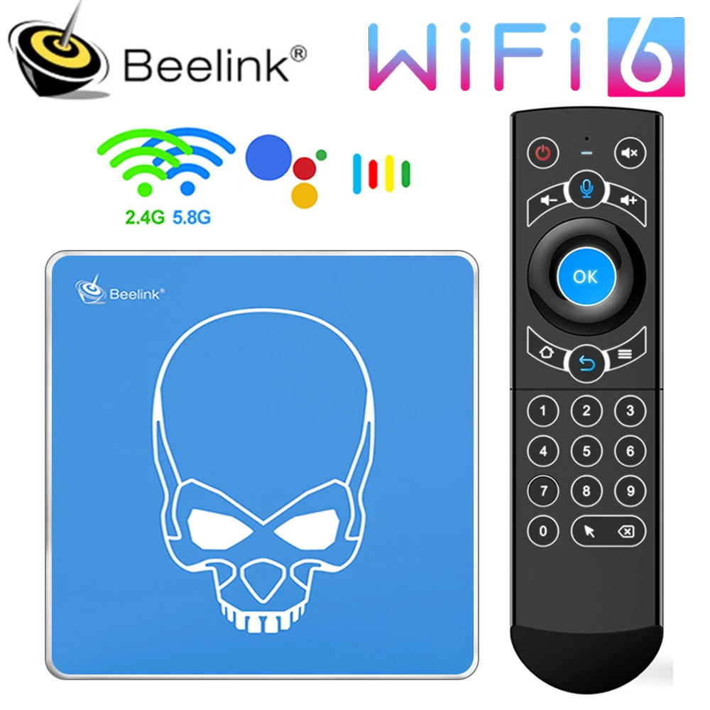 Beelink GT King Pro Wi Fi 6 ТВ коробка Android 9,0 4GB64GB Amlogic S922X H 4K 4 ядра Поддержка Dolby аудио DTS слушать комплект компьютерной приставки к телевизору|ТВ-приставки и медиаплееры| | АлиЭкспресс