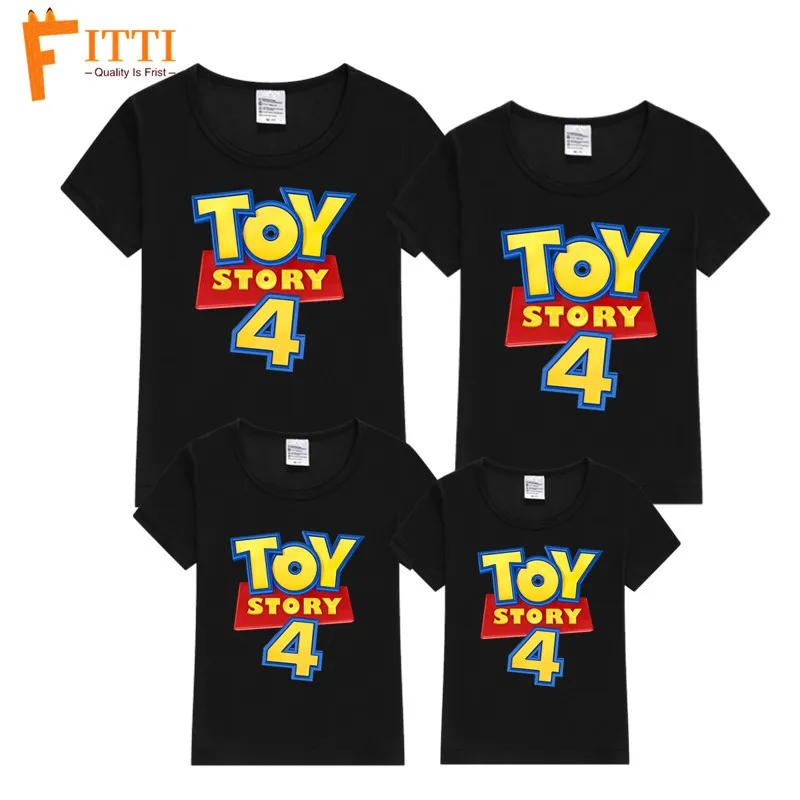 Одинаковые комплекты для семьи; хлопковая футболка с надписью «Forky Toy Story»; Одинаковая одежда для всей семьи; одежда для папы, дочки, сына, мамы и меня