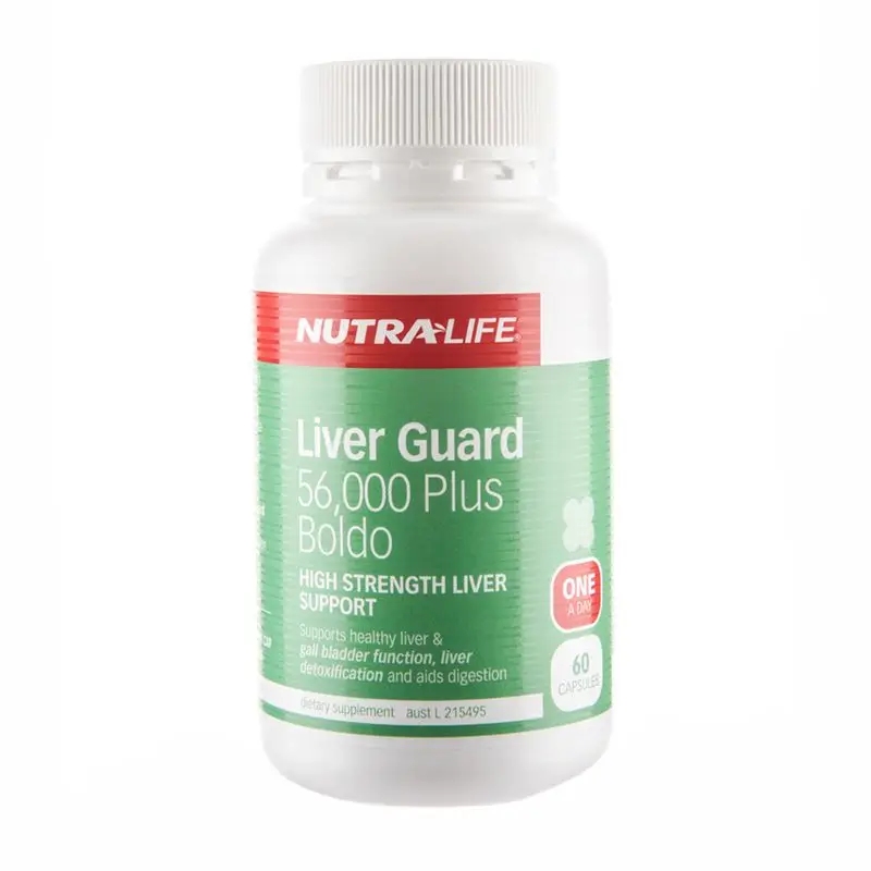 Nutra Life Liver Guard 56,000 Plus Boldo 60 Caps (3)
