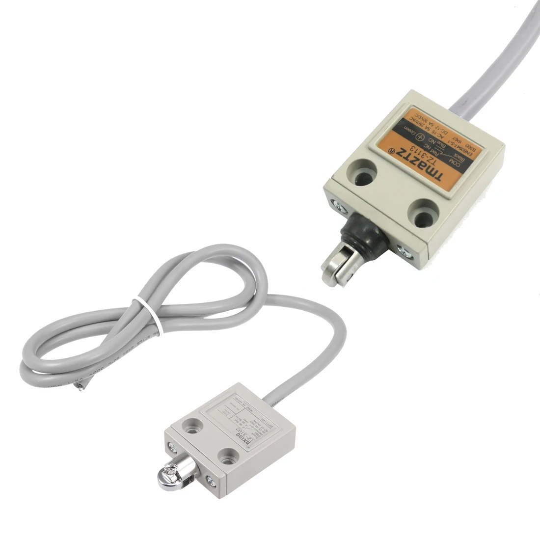 uxcell TZ-3169 Cat Whisker Flexible Coil Spring Limit Switch Momentary Compact Prewired 1NC 1NO