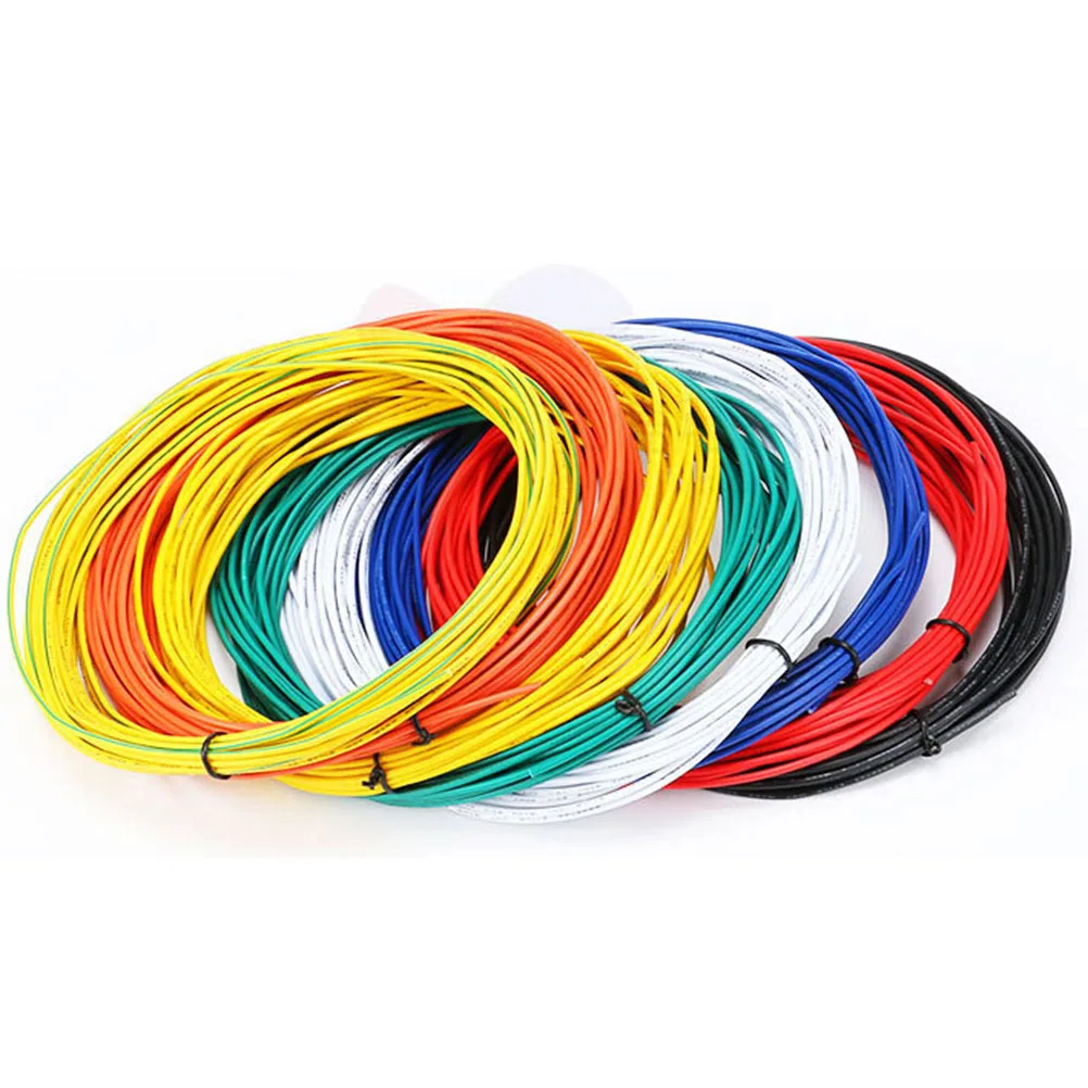 5/10M Super Flexible 26AWG PVC Insulated Wire Electric Cable, LED Cable, DIY Connect 10 Colors 2 Sizes