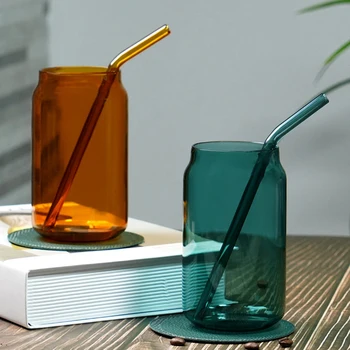 

Modern Simple Straw Cup Ddult Juice Milk With Straight Bent Straw 2020