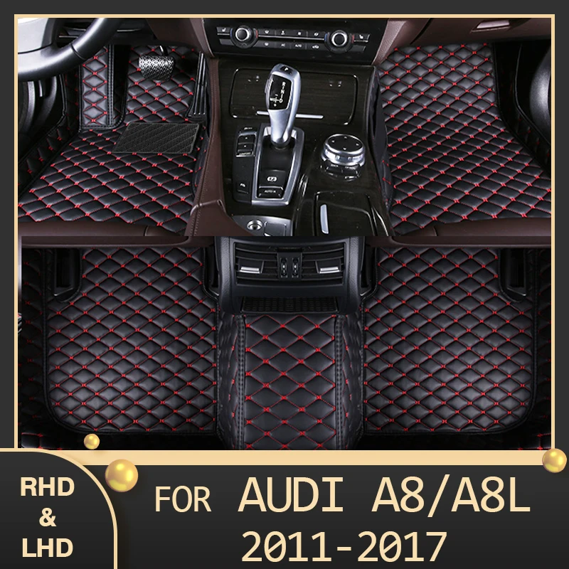 

Автомобильные коврики MIDOON для AUDI A8/A8L (пятиместные) 2011, 2012, 2013, 2014, 2015, 2016, 2017, автомобильные накладки для ног, покрытие автомобильный коврик