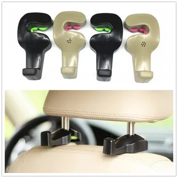 

2pcs Car Shopping Bag Holder Seat Hook Hanger For Toyota Camry Highlander RAV4 Crown Reiz Corolla Vios Yaris L