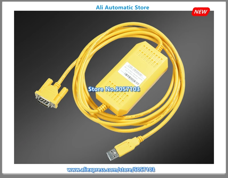 Изолированный желтый USB-PWS6600+ кабель для программирования с сенсорным экраном