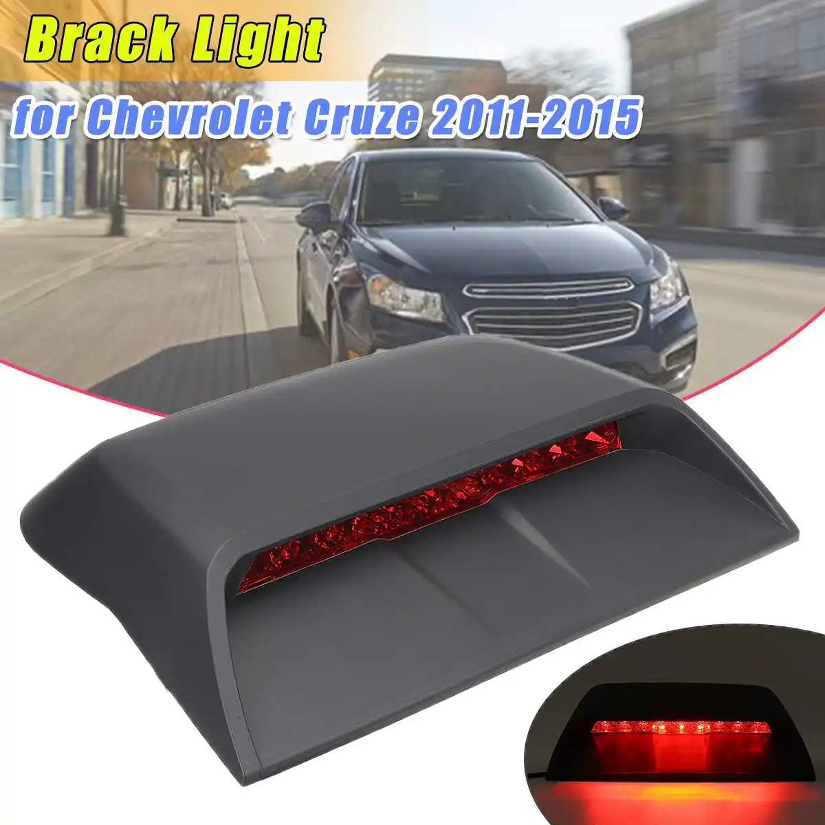 Светодиодный задний фонарь светильник фонарь стоп-сигнала для Chevrolet Cruze 20112012 2013 сзади Стекло окна Предупреждение светильник авто аксессуары