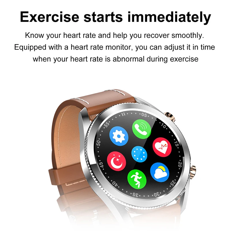LIGE Smart Watch Women Bluetooth Call Watch Heart
