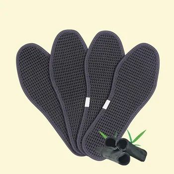 

5pairs Bamboo Charcoal Breathable Insoles Deodorization Comfortable Outdoor Insoles New