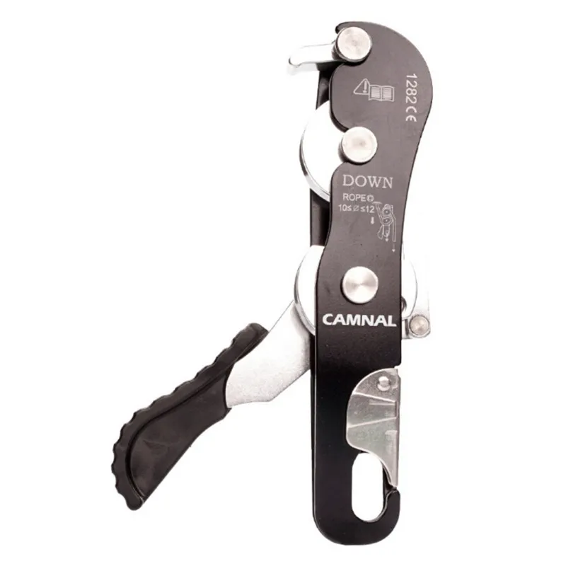 

Climbing Descent 150kg Self-braking Rescue Light Descend Rope Grab Clamp Climbing Carabiner Accessories