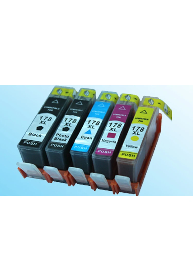 178XL чернила картридж с чипом совместимый для hp178 3520 5510 5515 6510 7510 B110a B209a B210a 3070A B109a B109n
