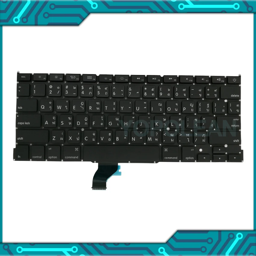 

3 PCS New Thailand Thai Keyboard For Macbook Pro Retina 13" A1502 2013 2014 2015 Years