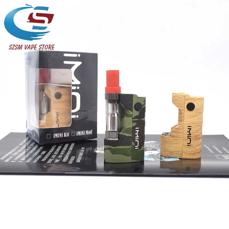 E cigarette Imini V1 Thick oil Cartridges Vaporizer 500mAh Box Mod Battery 510 Thread battery fit cbd Tank Wax Atomizer vape pen |