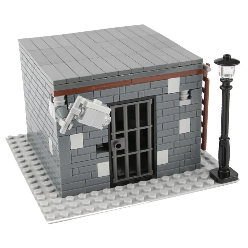 

WW2 Military Weapon army Accessories Building Blocks Prison Building Block Model Closestool street lamp monitor Bed Parts Block