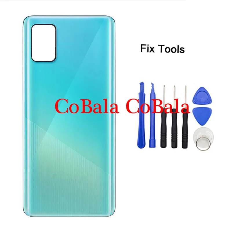 1 шт. задняя дверь для samsung Galaxy A51 A515 A515F/DS A515FN/DS Задняя крышка батареи панель Корпус чехол