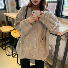 ##Special Price Bohoartist Fall Students Korean Japanese Style Cardigans Solid Color Loose Oversize Long Knit Sweater Cardigans ##Special Price Bohoartist Fall Students Korean Japanese Style Cardigans Solid Color Loose Oversize Long Knit Sweater Cardigans