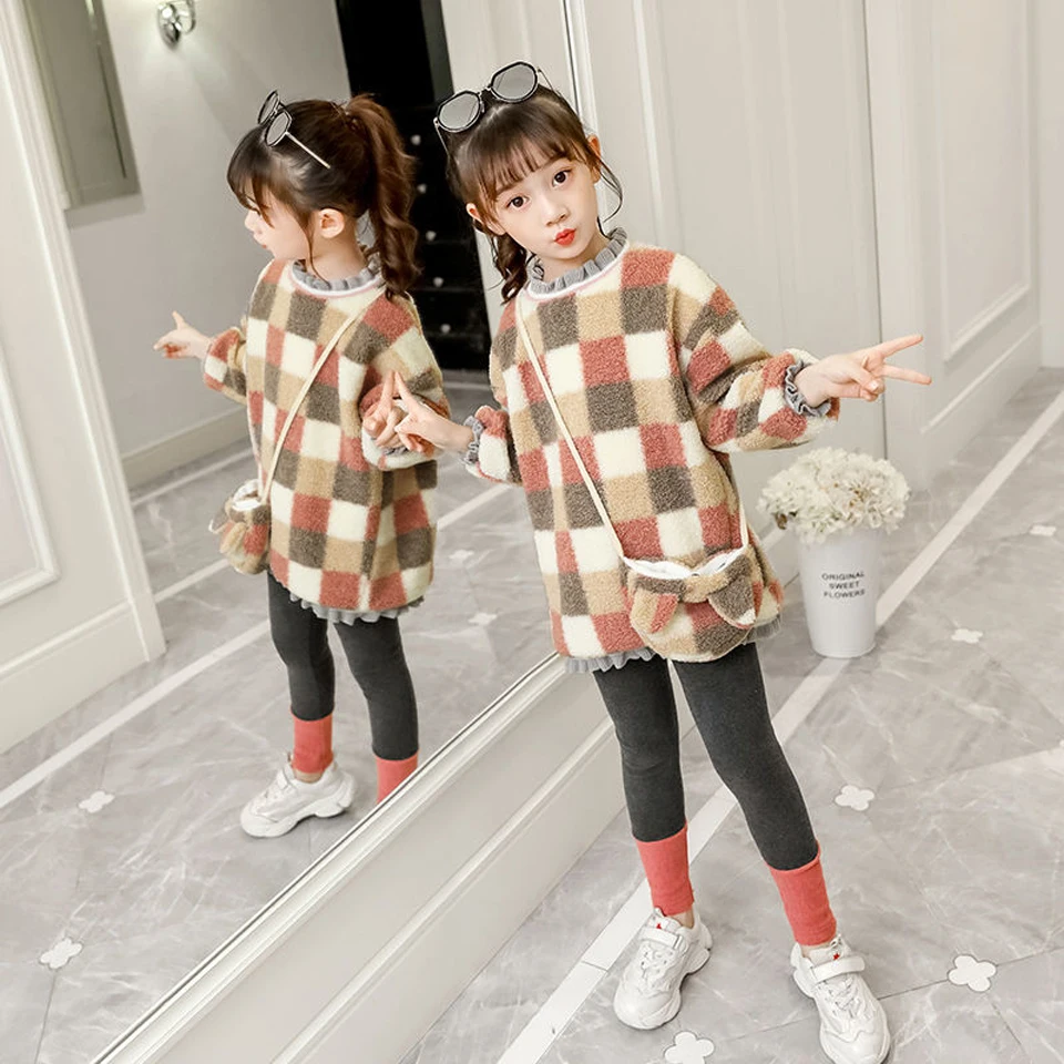 Детский вязаный свитер теплый пуловер для девочек 3 14 лет Осень зима 2019|Свитера| |