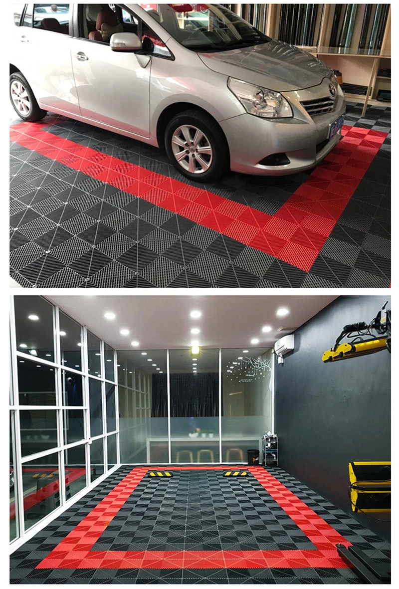 Sports Flooring Thick Plastic Interlocking For Garage Gym and Sports Place