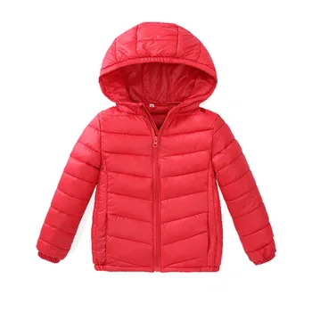

2019 new Children Coat Autumn Kids Jacket Boys hooded cotton clothing Coats Baby girls winter coat Lightweight down cotton