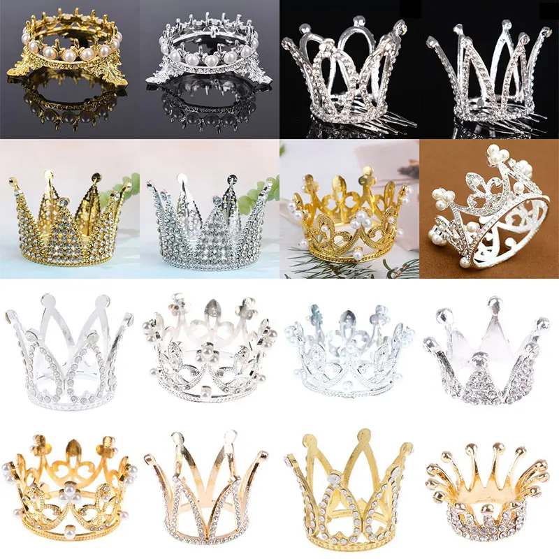 Jewelry Accessories Hair Accessory Hair Headdress Bridal Headwear Hair Band Crown 1PC Mini Crown Princess Tiaras