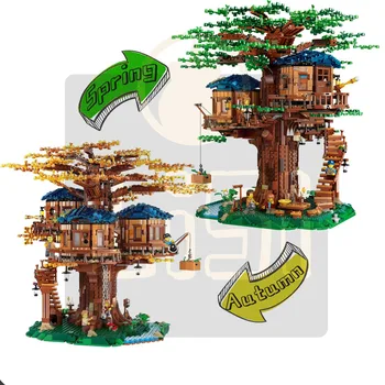 

Tree House 3117 Pcs Building Blocks Bricks Compatible Lepining Ideas 21318 Toys for Children's Christmas Gifts