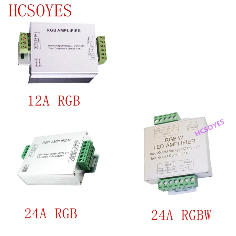 Led RGB/RGBW/RGBWW RGB + CCT усилитель DC12V 24V 12A/15A/24A/30A RGBWC светодиодный светильник репитер|Контролеры RGB| |