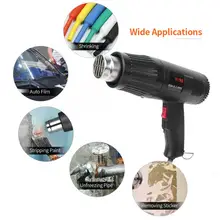 D11 2000 Вт Горячая воздушная пушка электрическая термовоздуходувка постоянной температуры 650C Зажигалка для барбекю 190~ 350л/мин термоусадочная обертка воздуходувка нагреватель ЕС 220 В