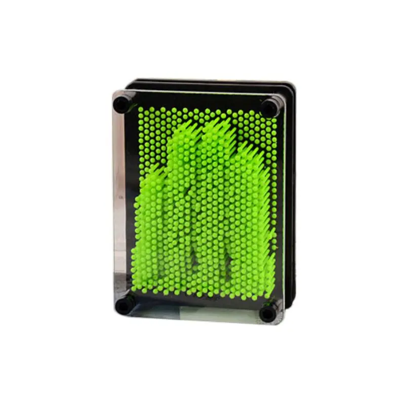 low cost Kids Toys Christmas Gift Home Decoration Changeable Sculpture 3D Pin Painting Hand Mold Needle Carv