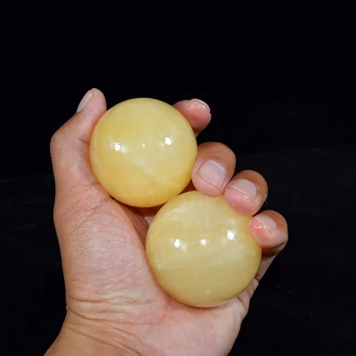 Подарок ручной шар фэн-шуй натуральные камни сибин и Бянь Baoding ручные мячики китайские упражнения для здоровья мячик для снятия стресса с Подарочная деревянная коробка - Цвет: 1 pair handball