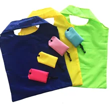 10 шт Женская Складная Эко сумка для Покупок Сумка Портативные многоразовые для бакалейный продуктов сумка для хранения сплошной цвет