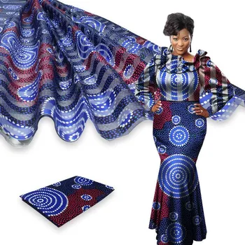 

4 + 2yard / set Bazin brode bazin brode getzner 2020 atiku fabric 100% cotton bazin riche fabric blue lace fabric high quality