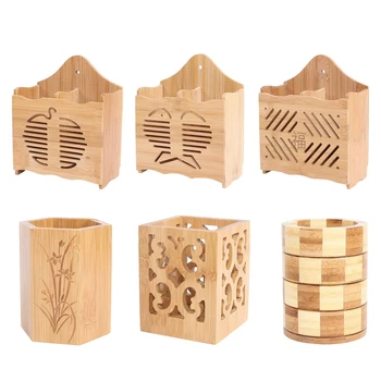 

Cooking Wooden Utensil Set With Holder Includes Spatula Cooking/Mixing Spoon, Salad Spoon Fork With Holder