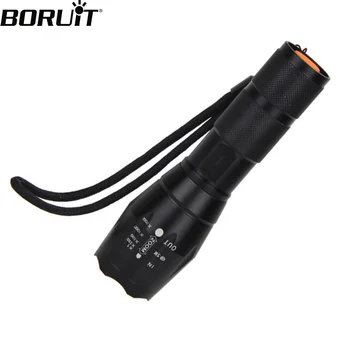 

BORUiT Z8 IR 850nm LED Night Vision Flashlight Zoom Infrared Torch IPX6 Waterprrof 18650/AAA Battery Lantern for Hunting
