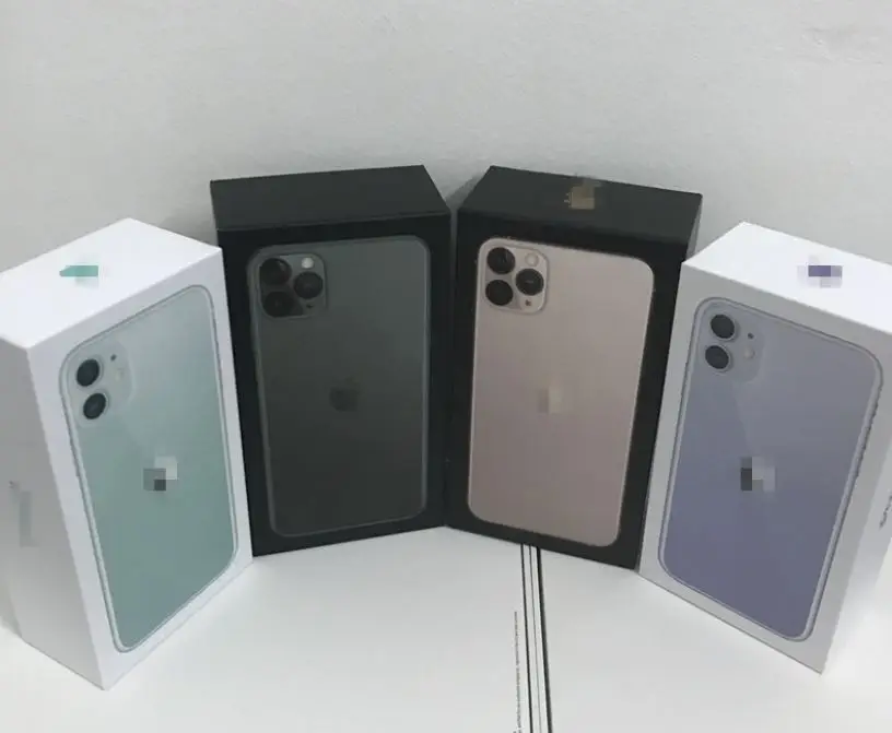 1 компл. EU US версия телефон упаковочная коробка чехол для iPhone 11 pro max с полными аксессуарами посылка коробка печать IMEI номер