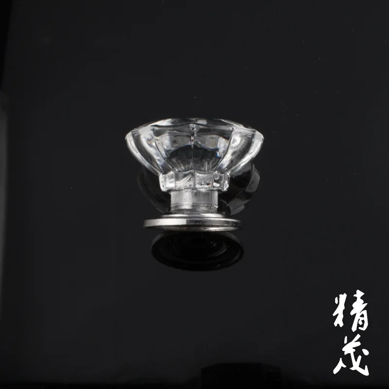 Jing mao-007 прикроватная ручка шкафа сетевая ручка ящика прозрачная кристальная акриловая одинарная ручка