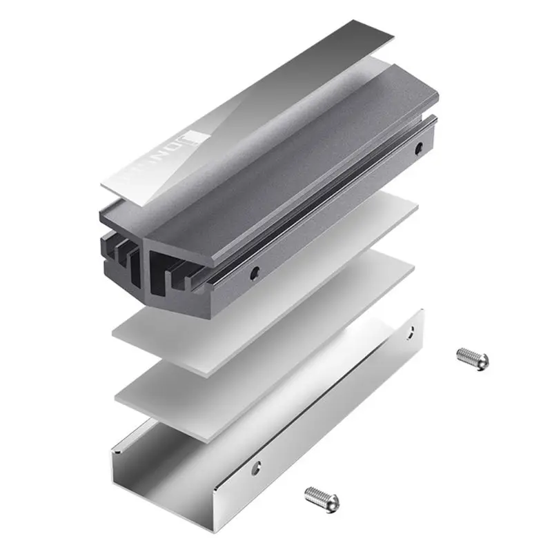 Алюминиевый сплав M.2 радиатор SSD твердотельный жесткий диск кулер радиатор теплоотвод охлаждающие колодки H37E