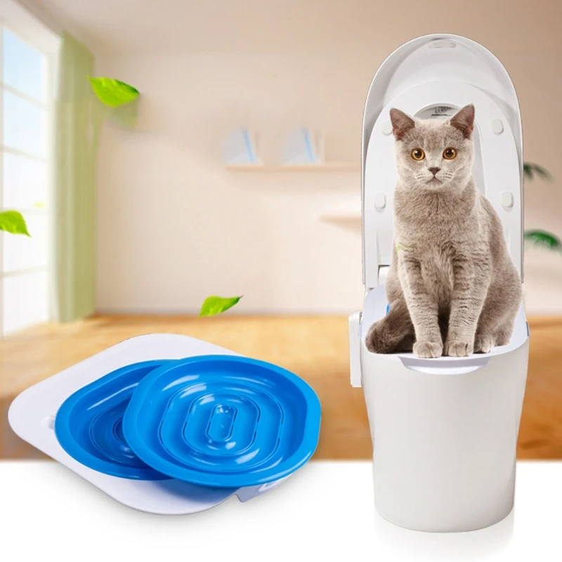 Kitty туалет тренировочная система для кошек унитазов простые в использовании