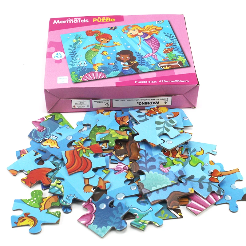 

Paper 3D Dinosaur/princess Puzzle Jigsaw Baby Learning Matching Game Toy Preschool Puzzles Intelligence Children Educational Toy
