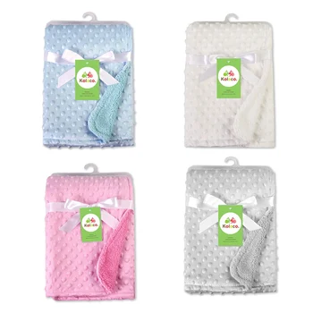 

Double Layers Baby Blanket Newborn Velvet Swaddle Wrap Children Blanket Baby Swaddle Blanket Winter Bath Carpet