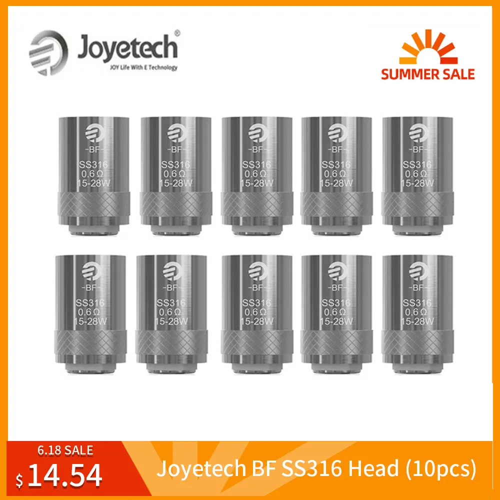 [RU/FR] 10 шт./15 шт. оригинальная головка Joyetech BF SS316 ego aio катушка 0 5/0 6/Ом для Cubis Pro/ eGo