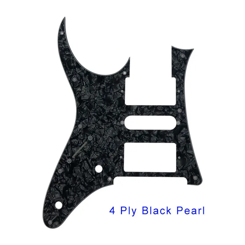 4Ply Black Pearl Запчасти для электрогитары Pleroo на заказ-для левшей MIJ года Ibanez RG2550Z гитарная Накладка для пикапа - Цвет: 4Ply Black Pearl
