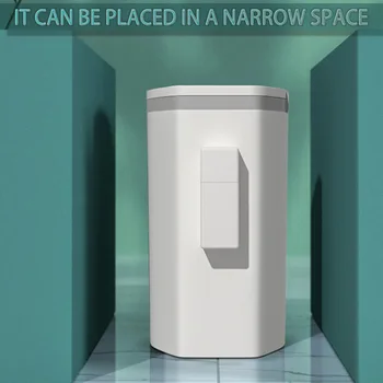

11L Narrow Trash Can Toilet Bathroom Plastic Waste Bin Dustbin Kitchen Garbage Bucket Trash Bin Household Cleaning Tools