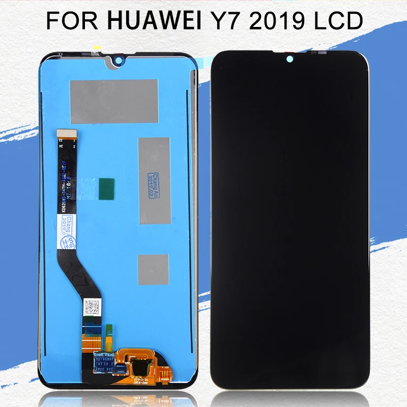 

Dinamico 1Pcs Free Shipping Y7 2019 LCD For Huawei Y7 Pro 2019 LCD With Touch Screen Digitizer AssemblyDUB LX2 L22 Display +Tool
