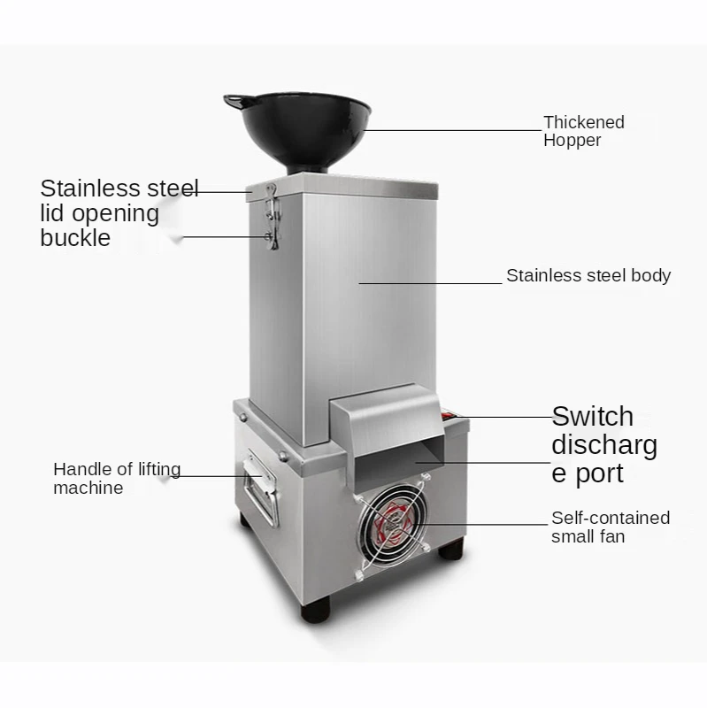 15KG/h Electric garlic peeling machine household peeling machine garlic peeler automatic artifact head